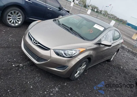 2011 Hyundai Elantra Gls from USA, damaged, VIN 5NPDH4AE4BH005896